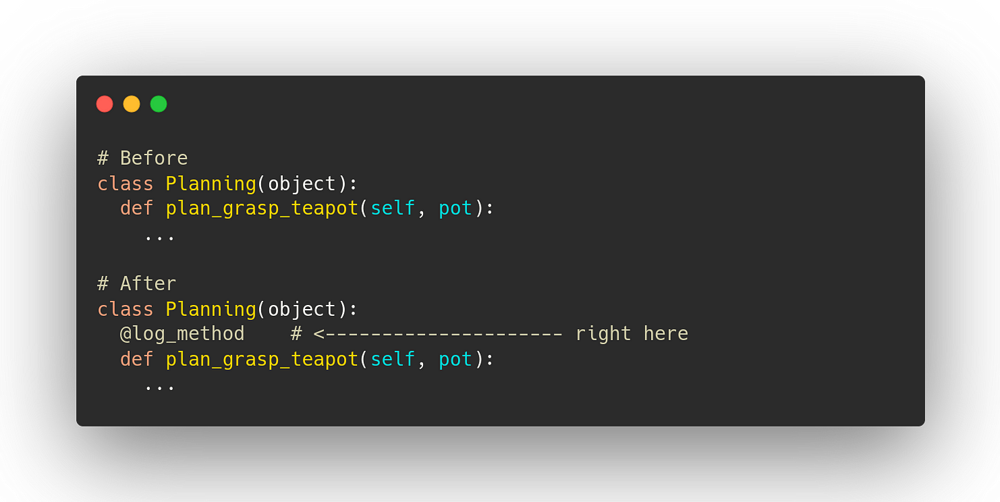 Programming Robots: Keeping the Code Clean
