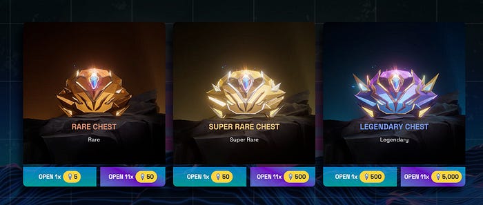 Legendary chest cost outlet