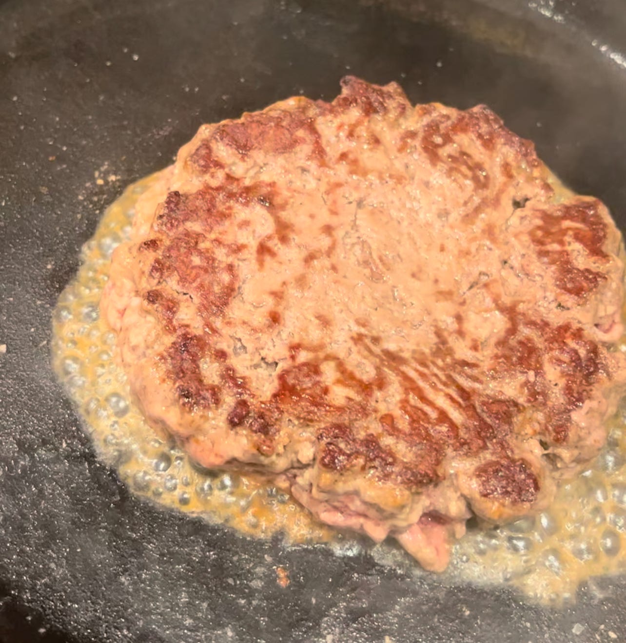 Ice cube burger by andrew gruel american gravy