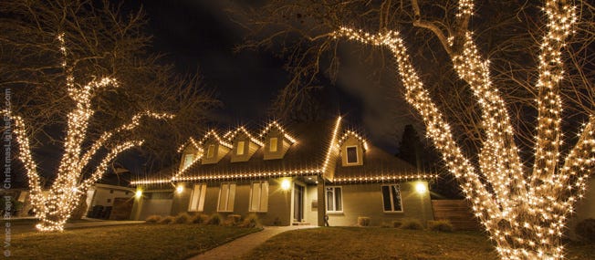 Christmas lights small house cheap