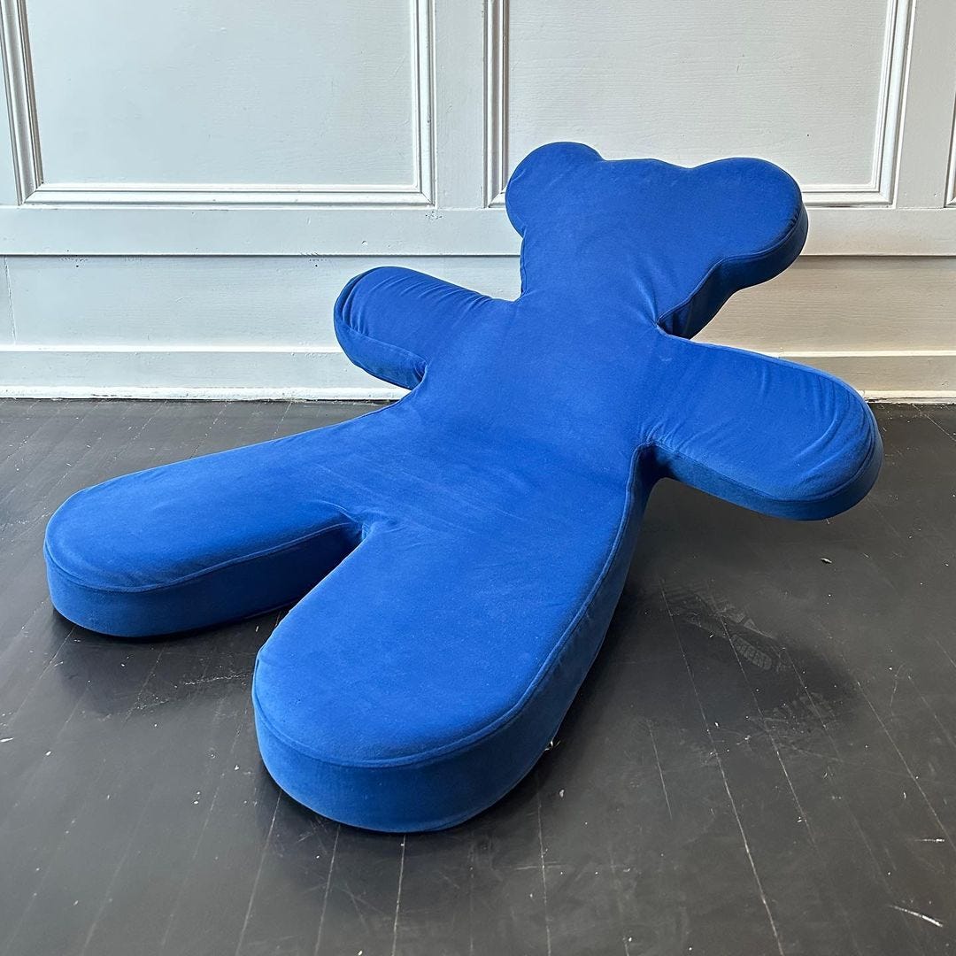 Ikea teddy bear chair discount