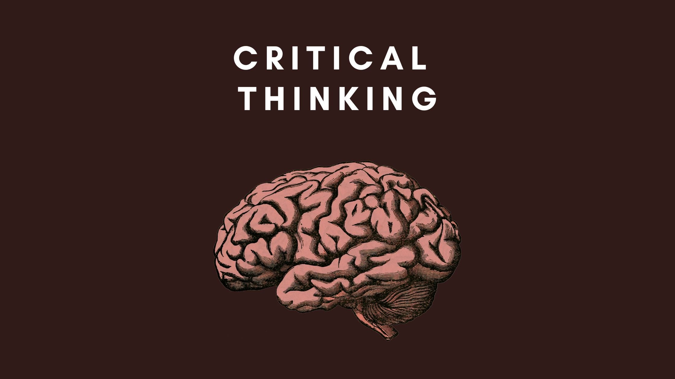 A simple metaphor for critical thinking by robin waldun