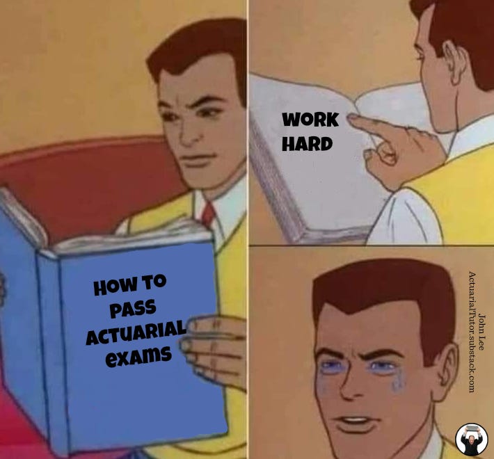 How to pass actuarial exams