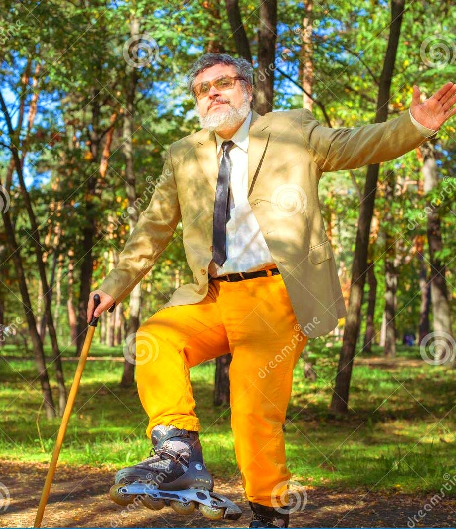The Sidelong Glances Of a Septuagenarian Roller Blader The Sidelong Glances Of a Septuagenarian Roller Blader