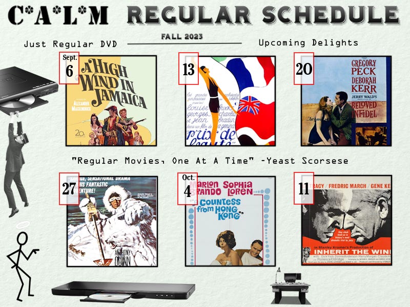 CALM Film Schedule, Fall 2023 - Reener