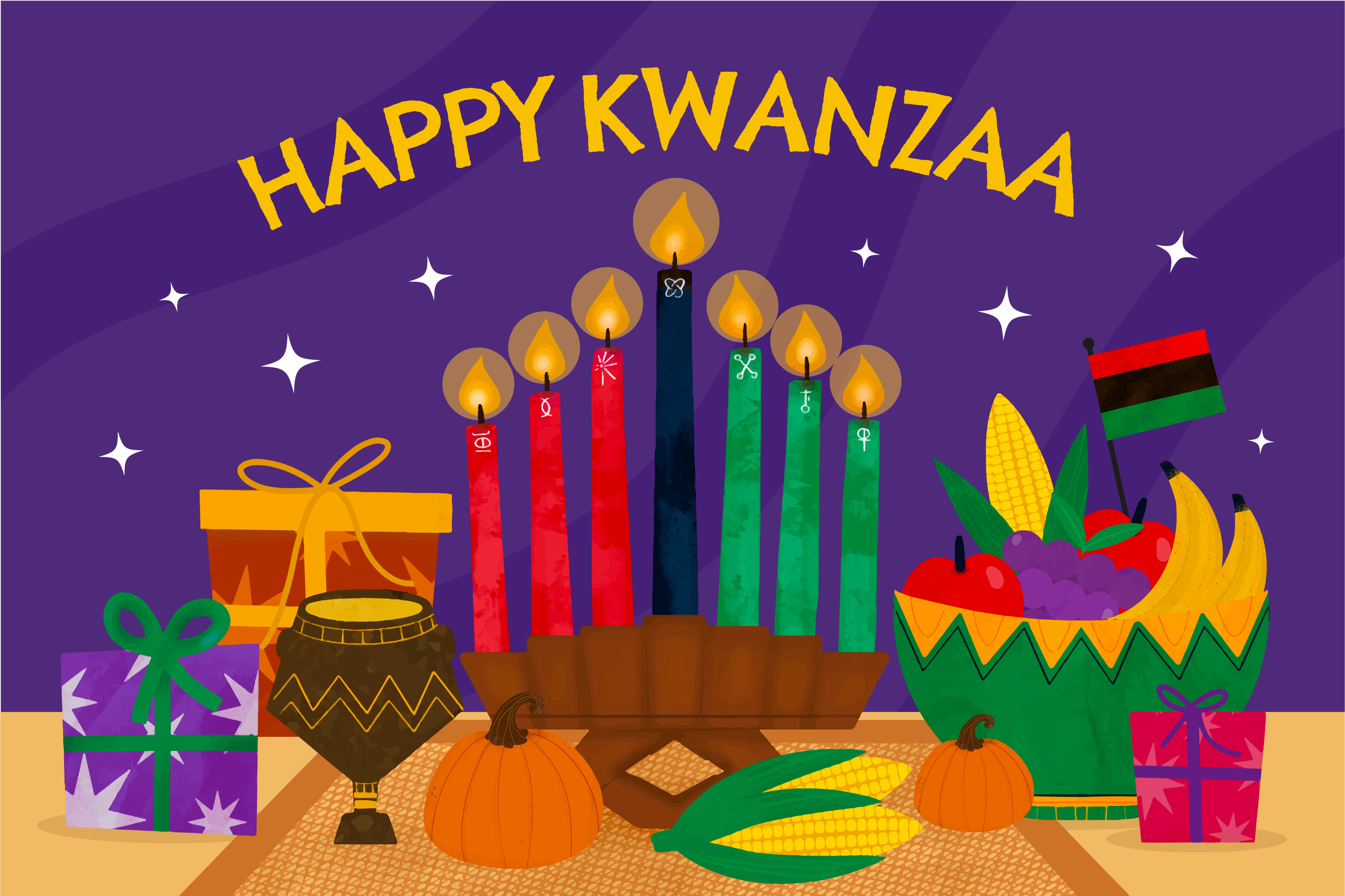 Happy Kwanzaa! - by Indra - Kemetic Kontent
