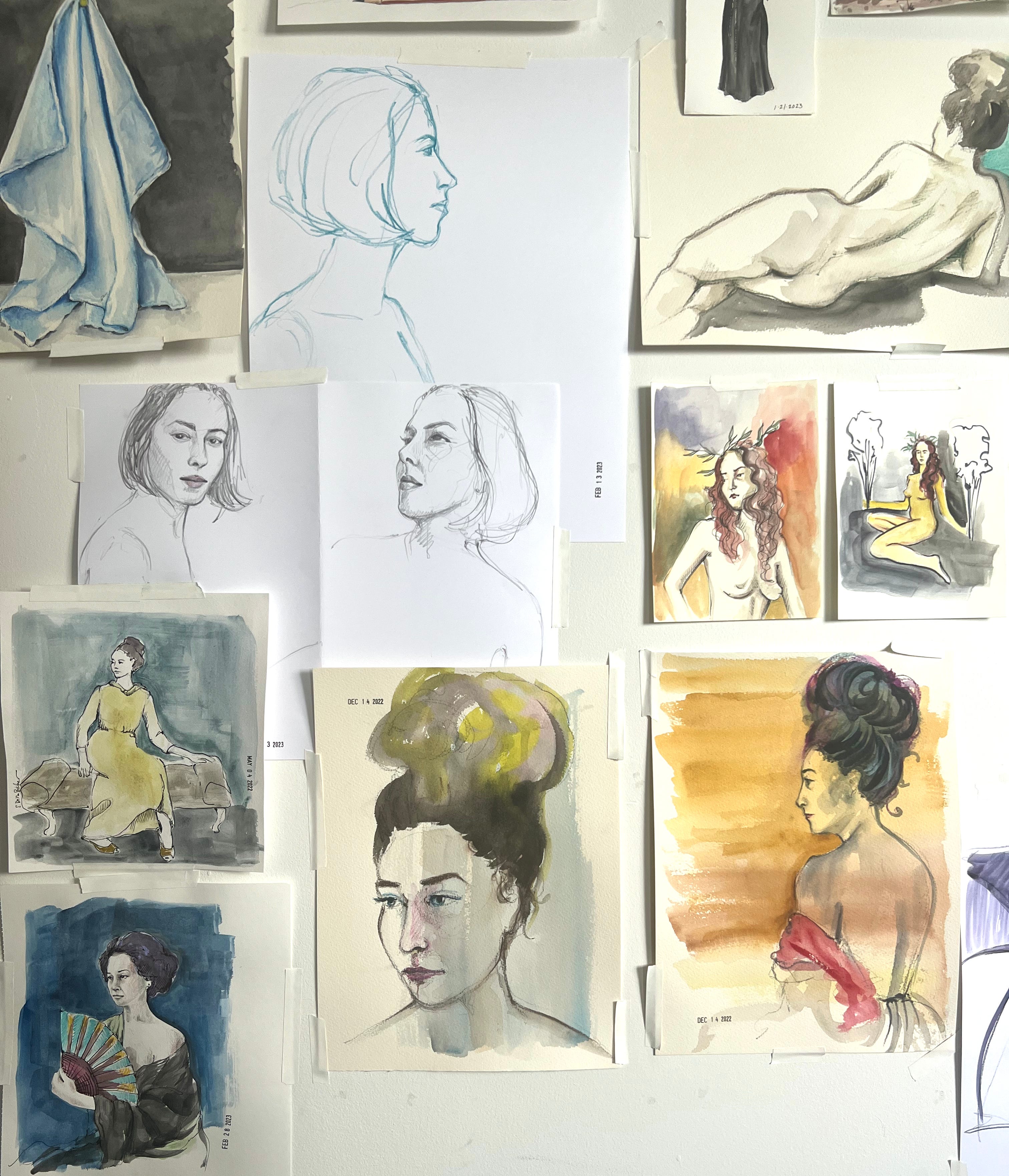 Issue No. 16: Drawing People - by Samantha Dion Baker