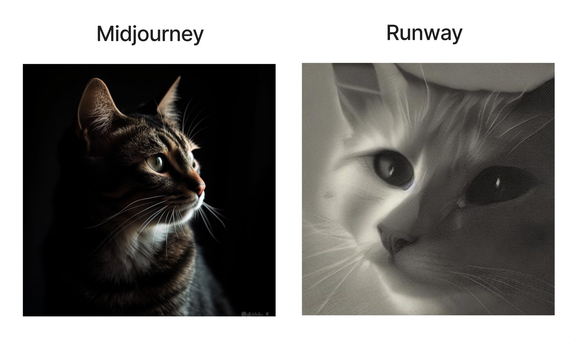 Midjourney vs. Runway - by Mia Blume - Designing with AI