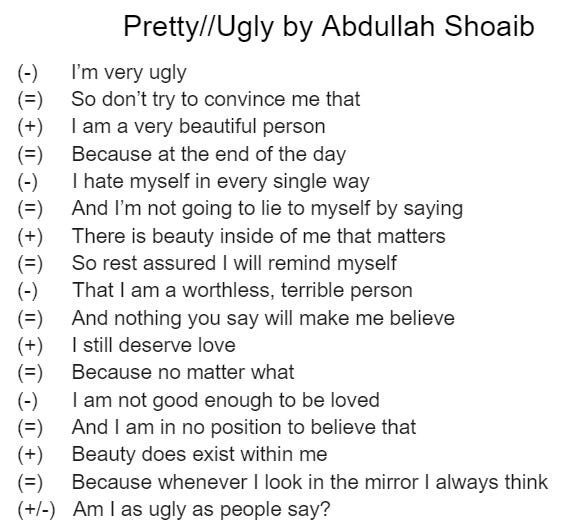 How to Write a Reverse Poem by Cameron S. Bradley