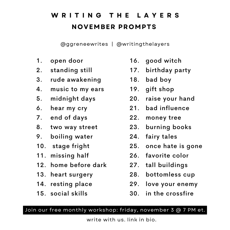 Writing prompts discount