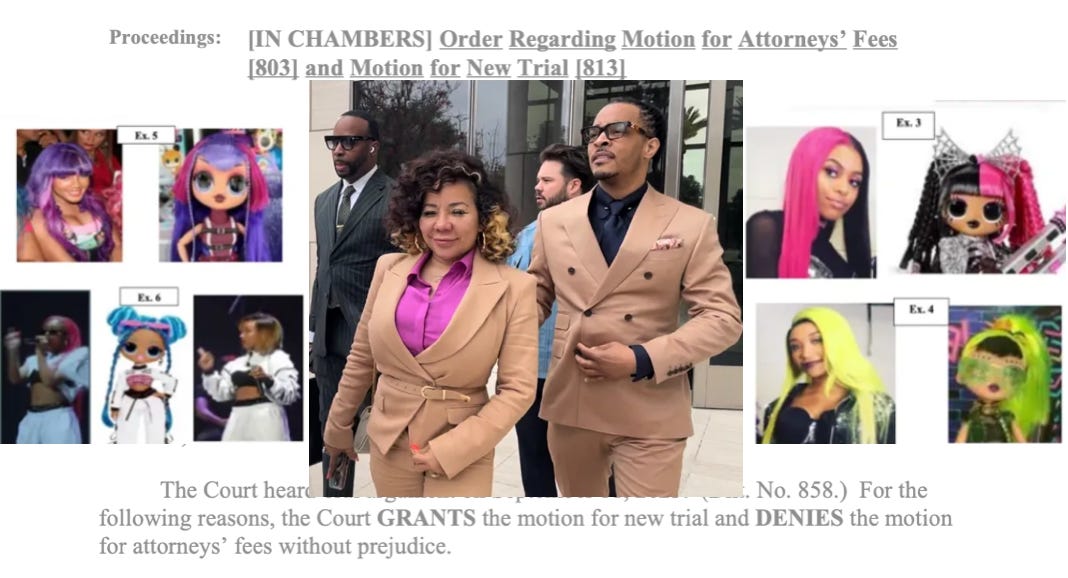 T.I. Tiny Harris get 3rd trial over OMG Girlz OMG Dolls