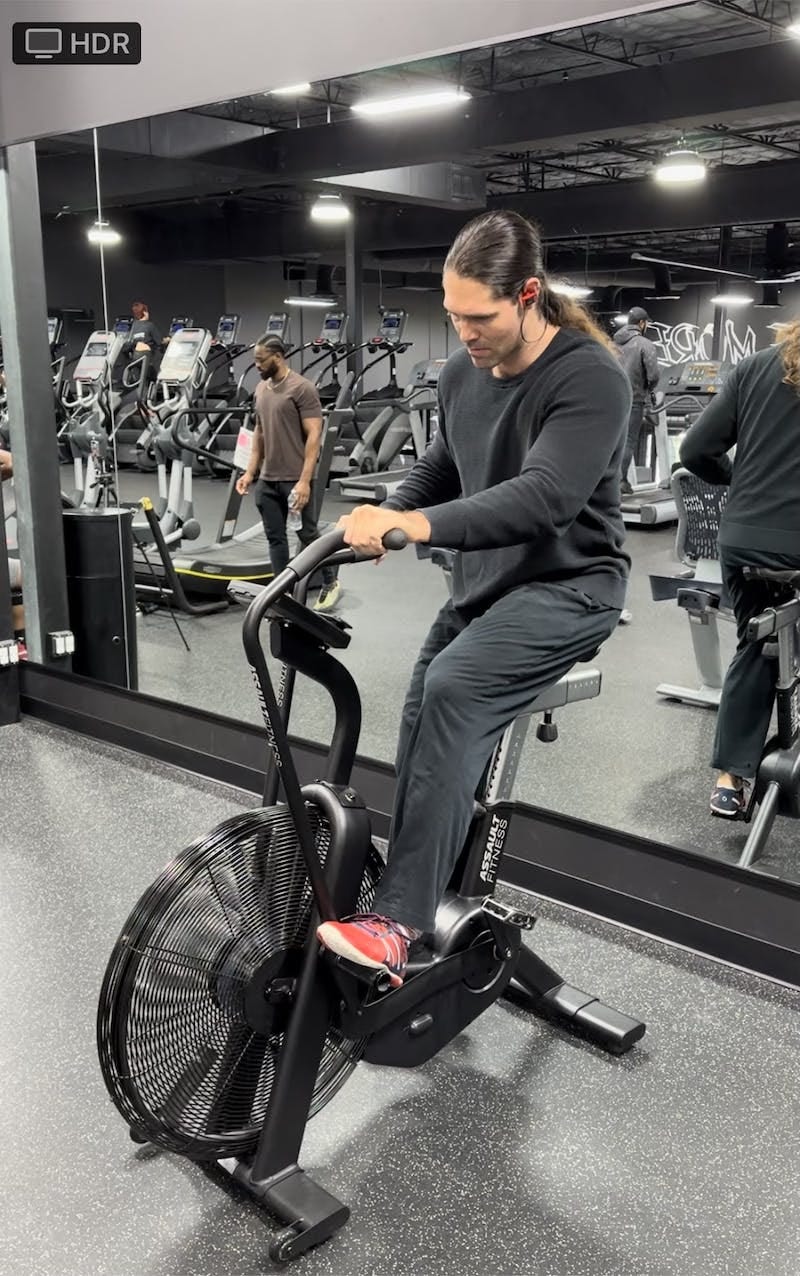 Air bike cardio outlet