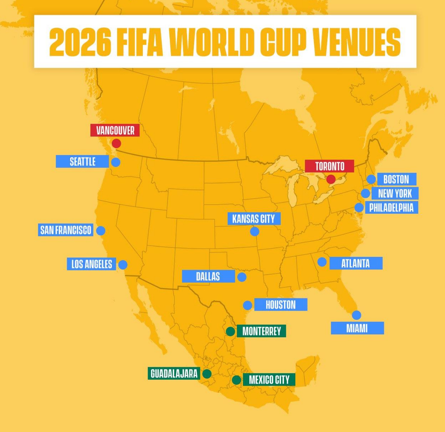 World cup locations 2026 discount