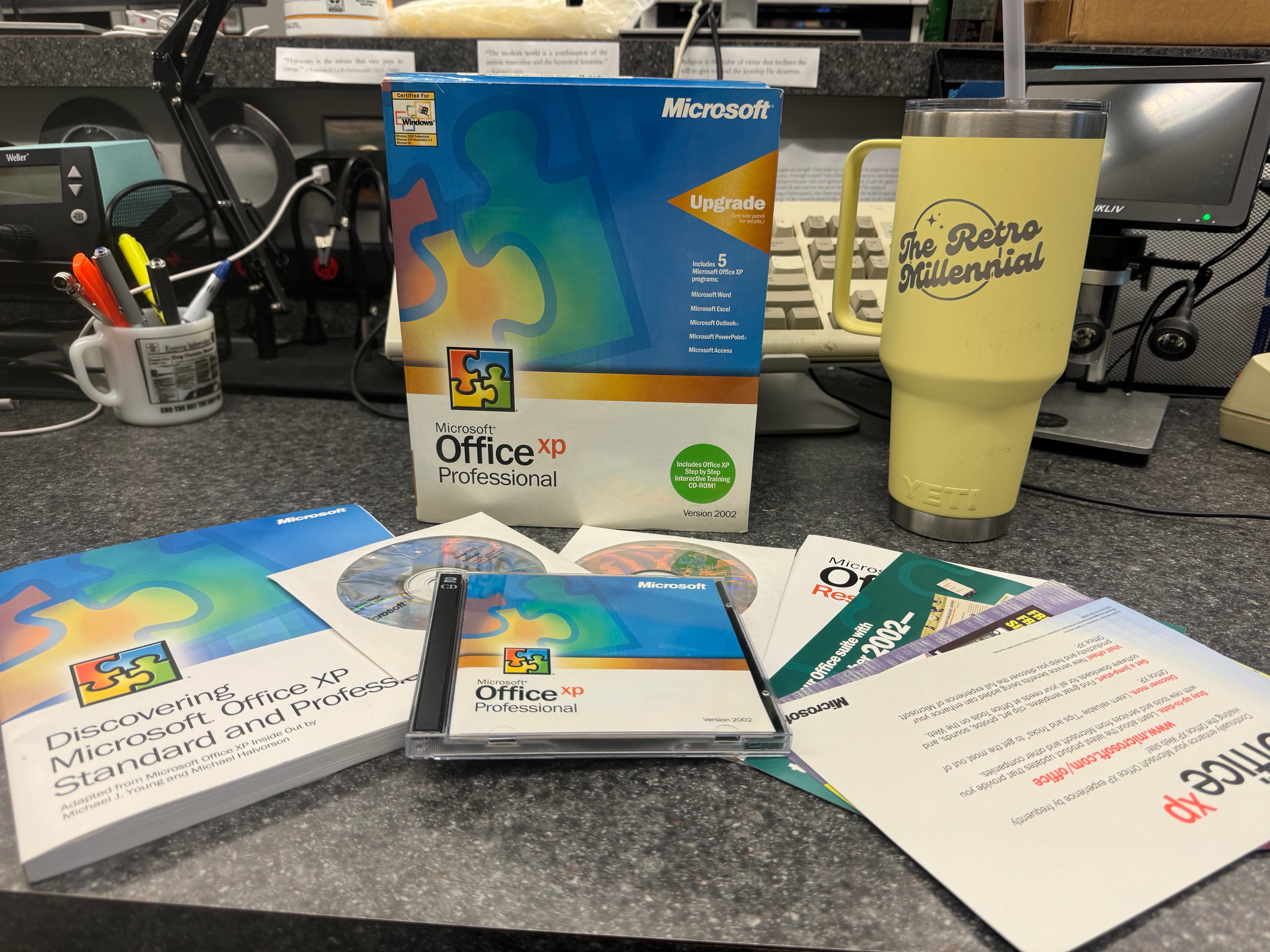 I Bought a Copy of Microsoft Office XP Let's Go Through It!