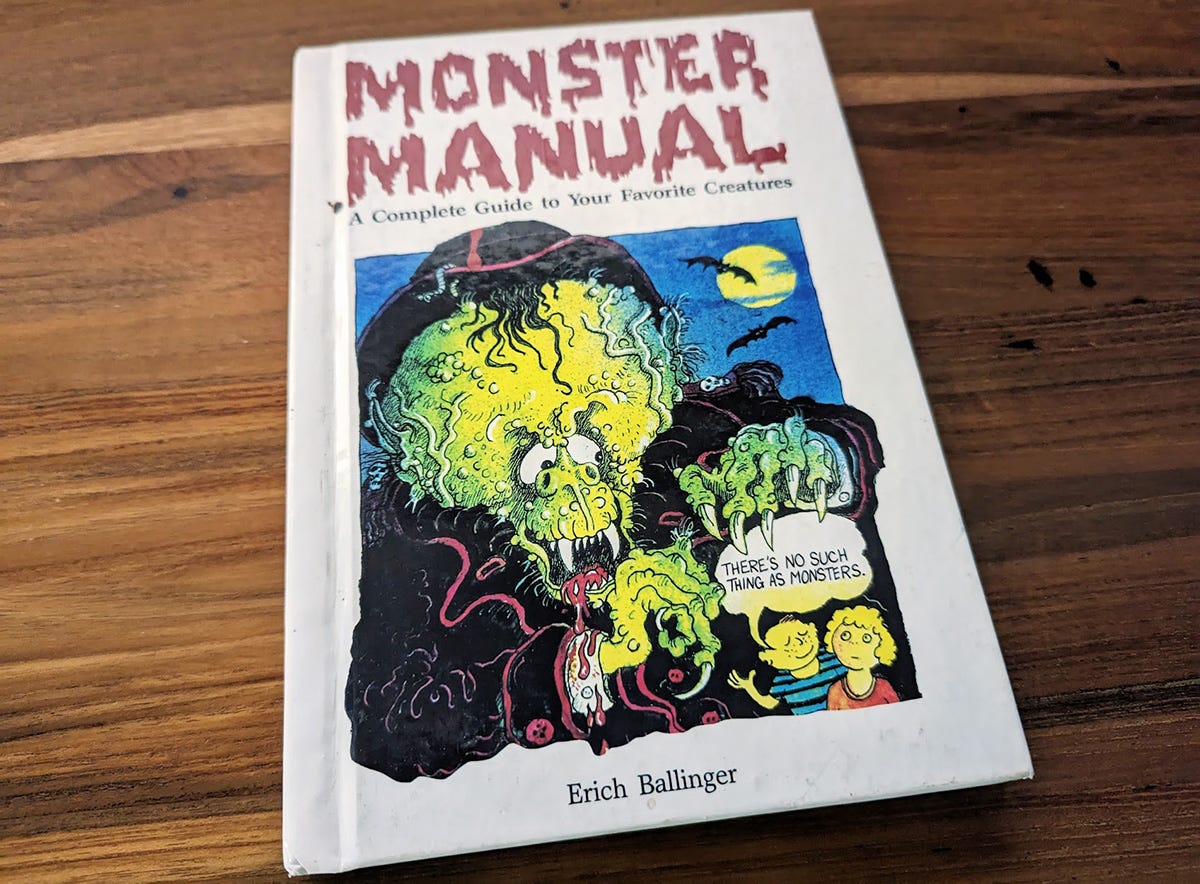 A Monster Manual for Kids 👹 - The Retroist