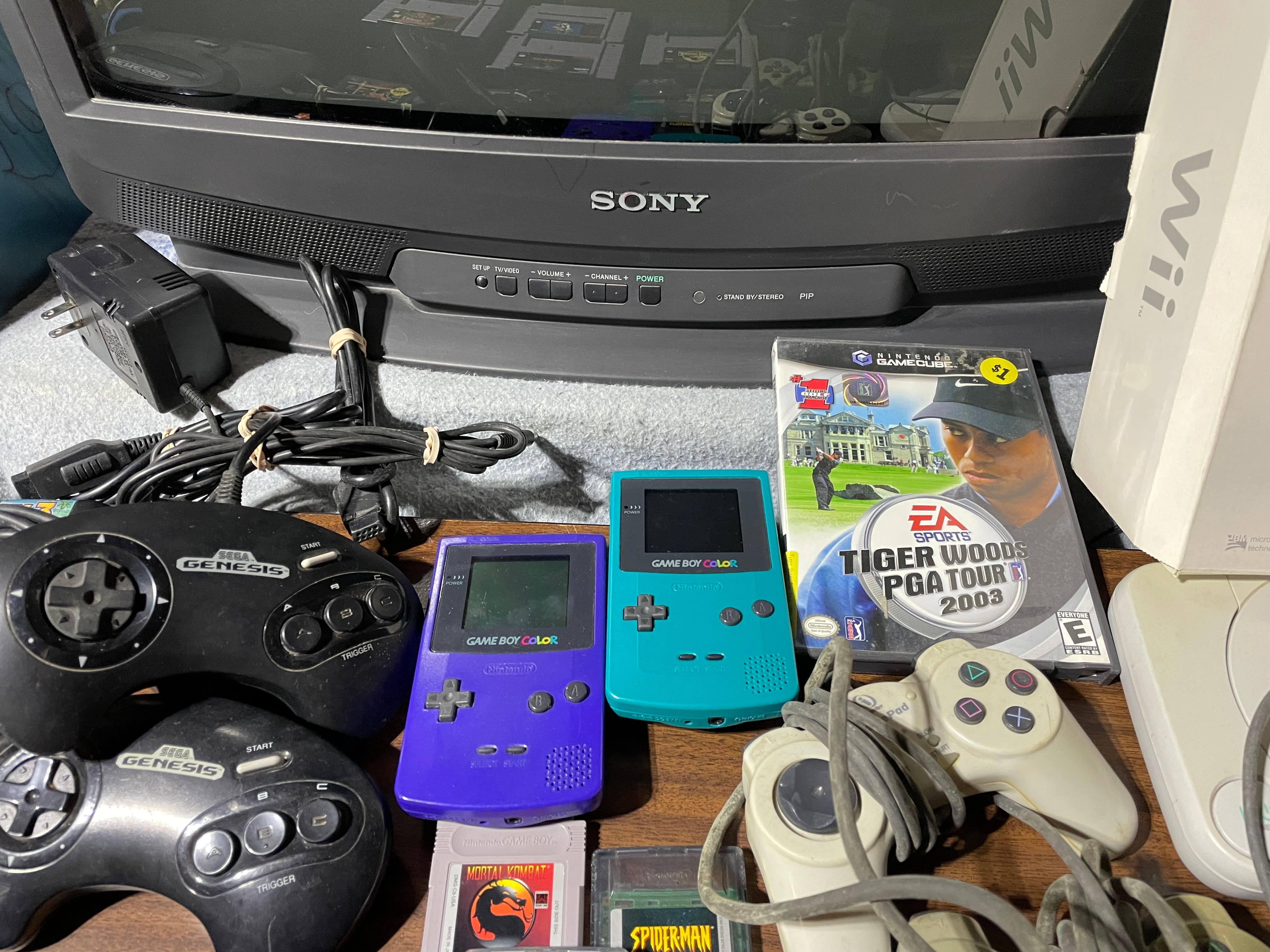 Retro video top game system