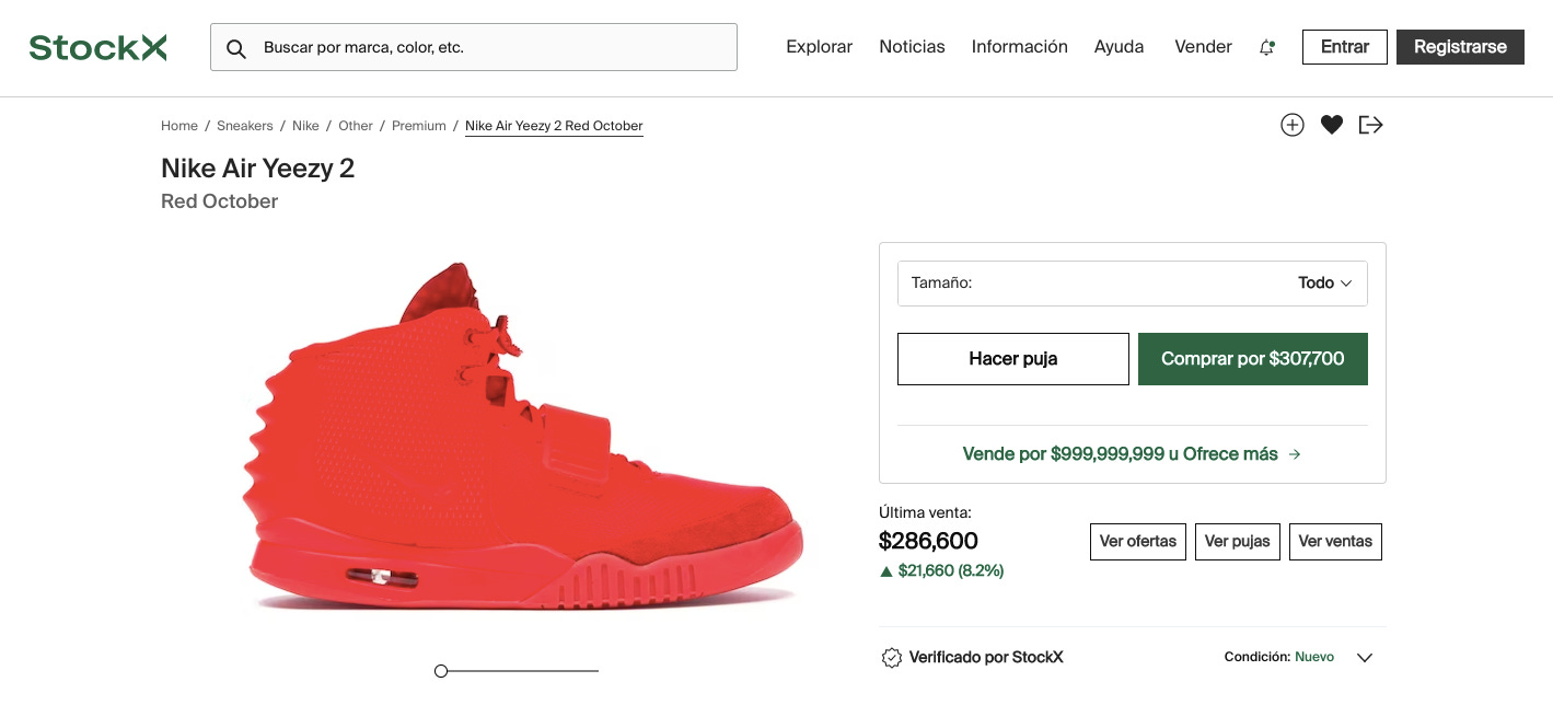 La Bolsa de Valores de los sneakers El M ster