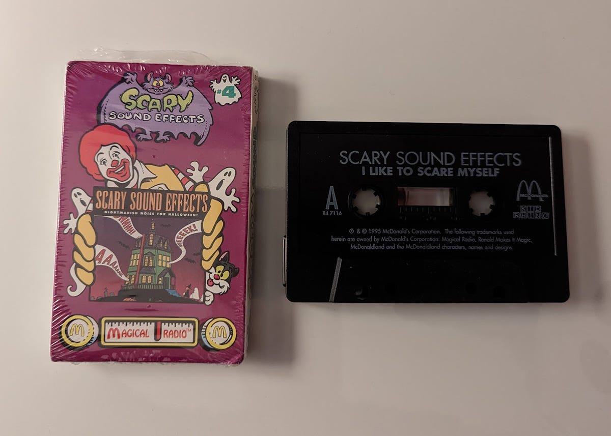 McDonald’s Scary Sound Effects on Cassette The Retroist