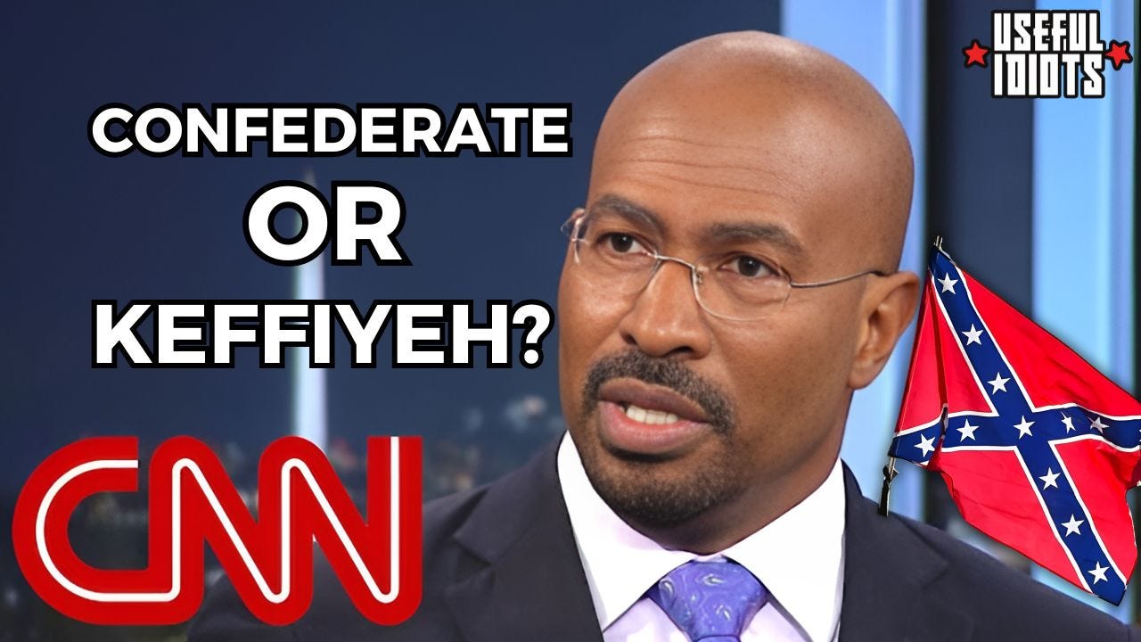 CNN compares Keffiyehs to Confederate Flags