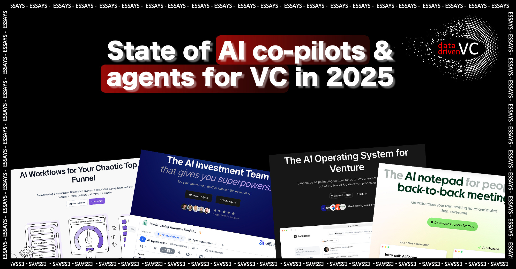 State of AI co-pilots & agents for VC in 2025