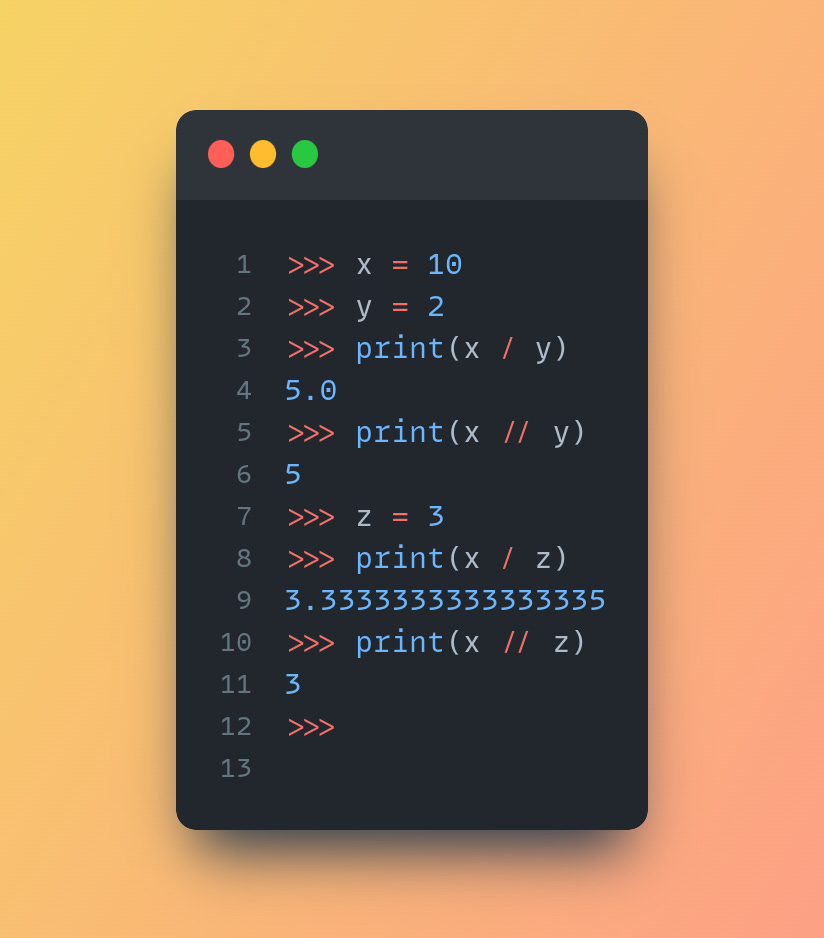 The Pursuit of Programming #2: Variables, Operators and Data Types
