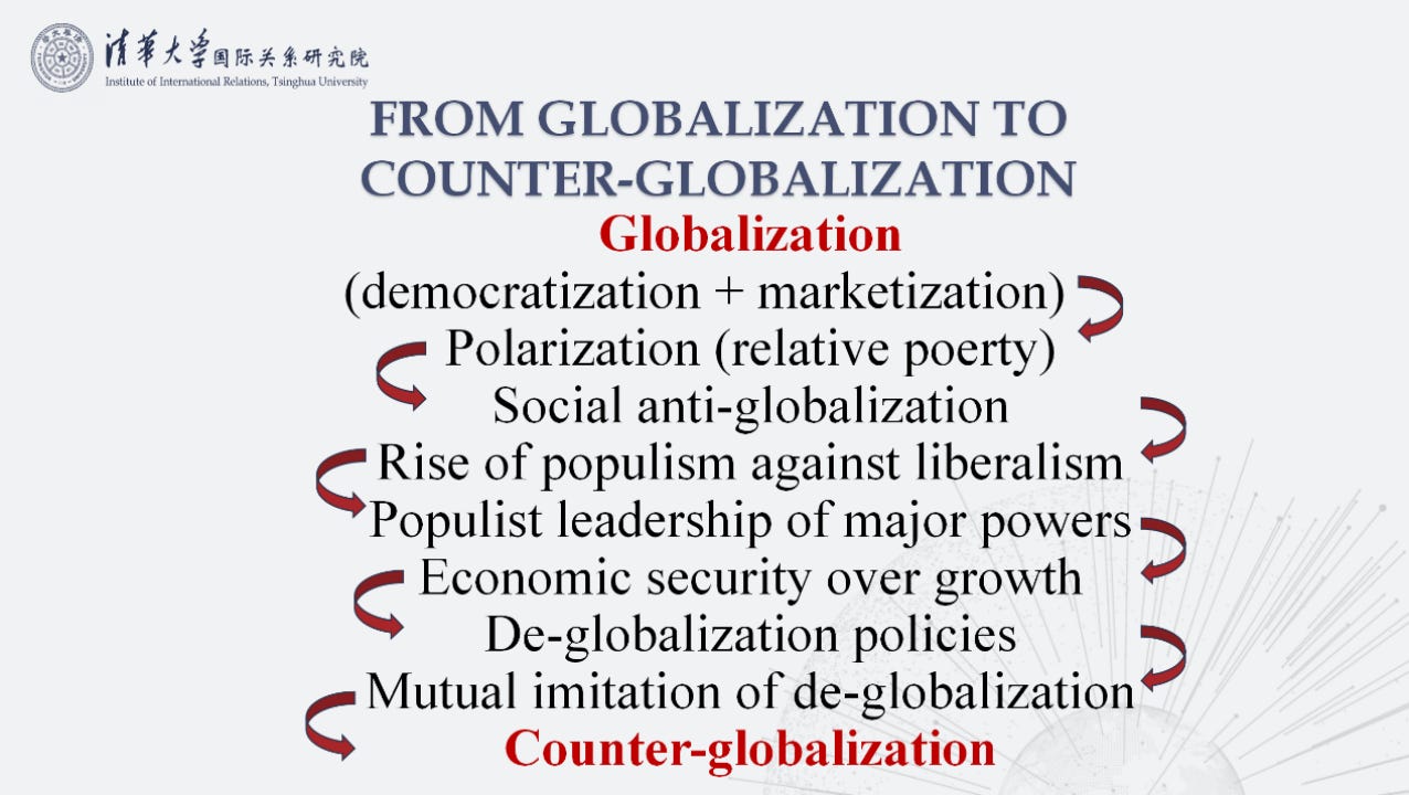 Yan Xuetong on Counter-Globalization and China’s Foreign Policy