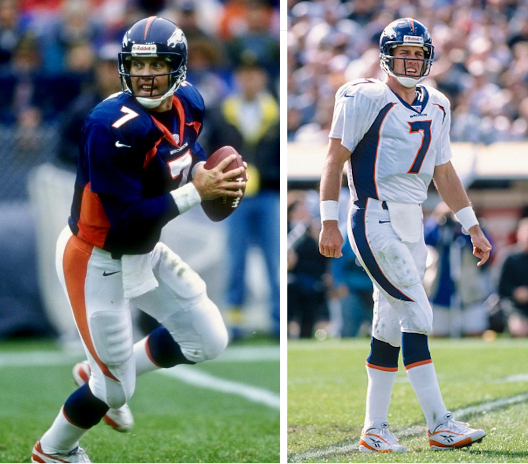 Broncos outlet jersey history