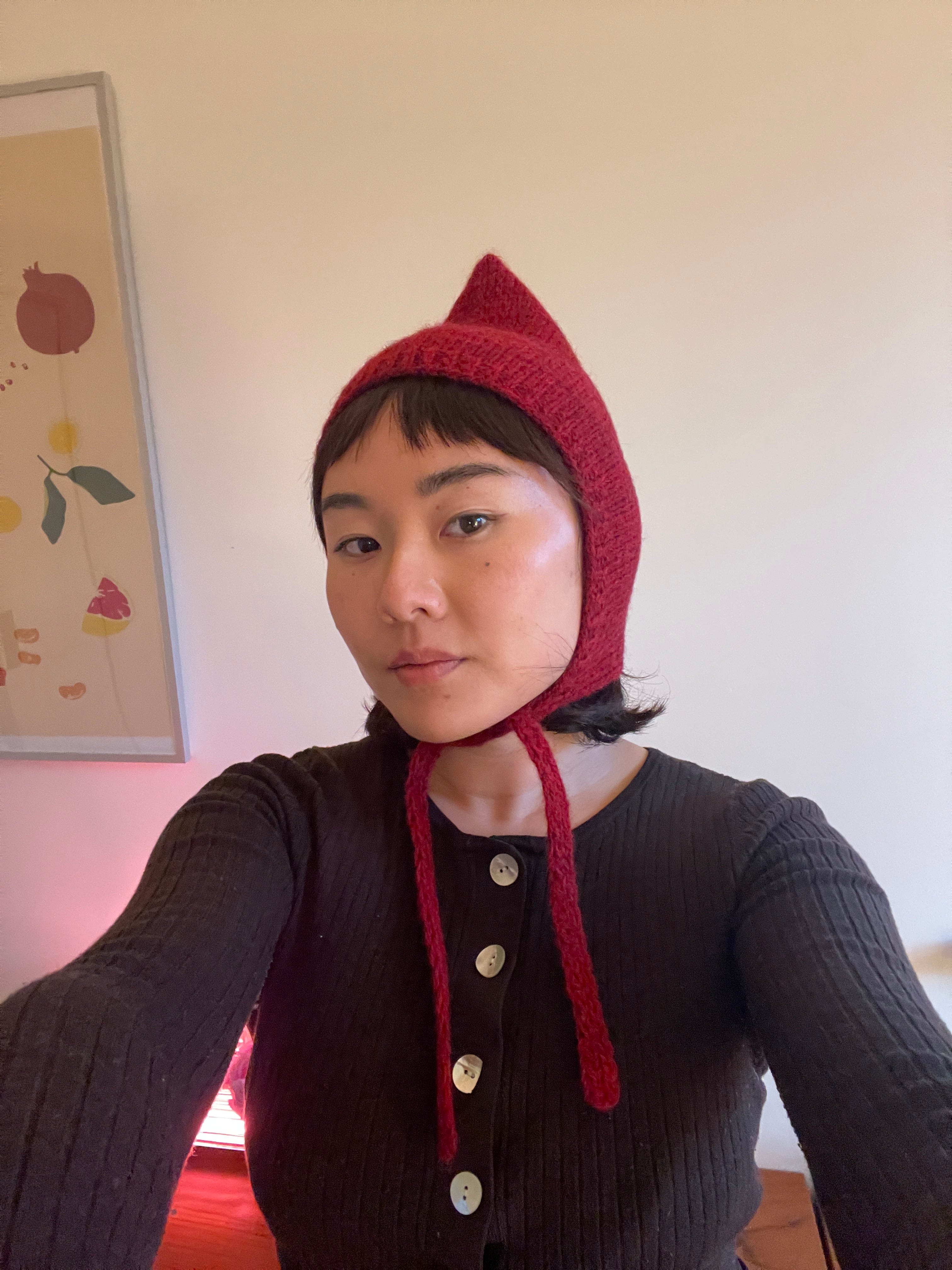 Outfit with shop bonnet