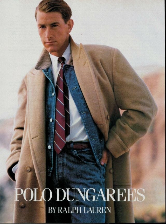 Ralph lauren jake overcoat top