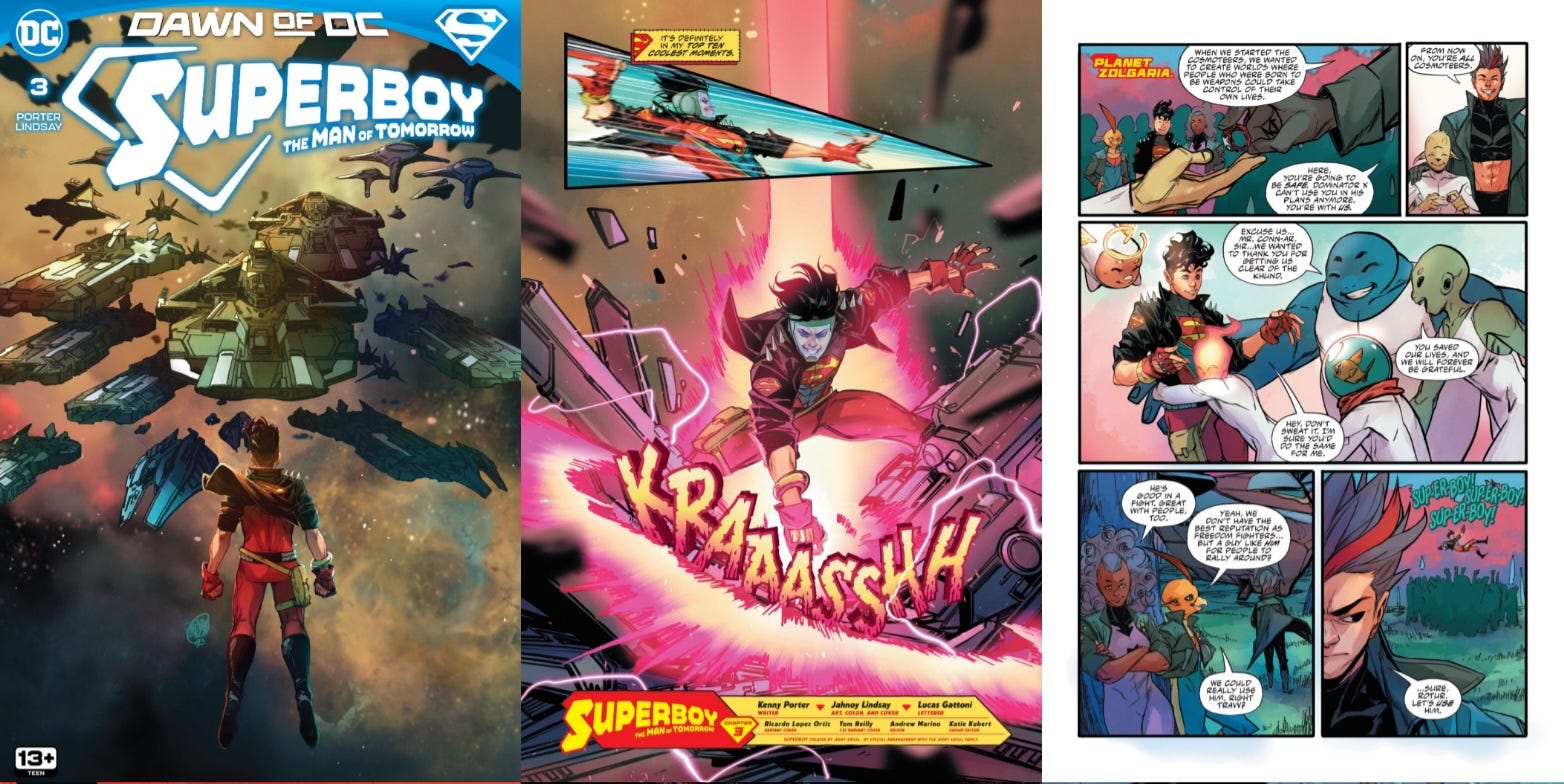 Superboy Man Of Tomorrow 3 Review Theron Reads Comics 4844