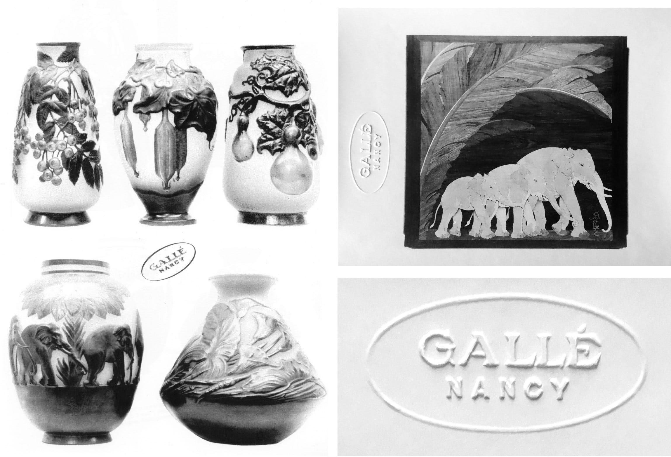 Understanding Gallé labels (II) Fake Gallé labels.