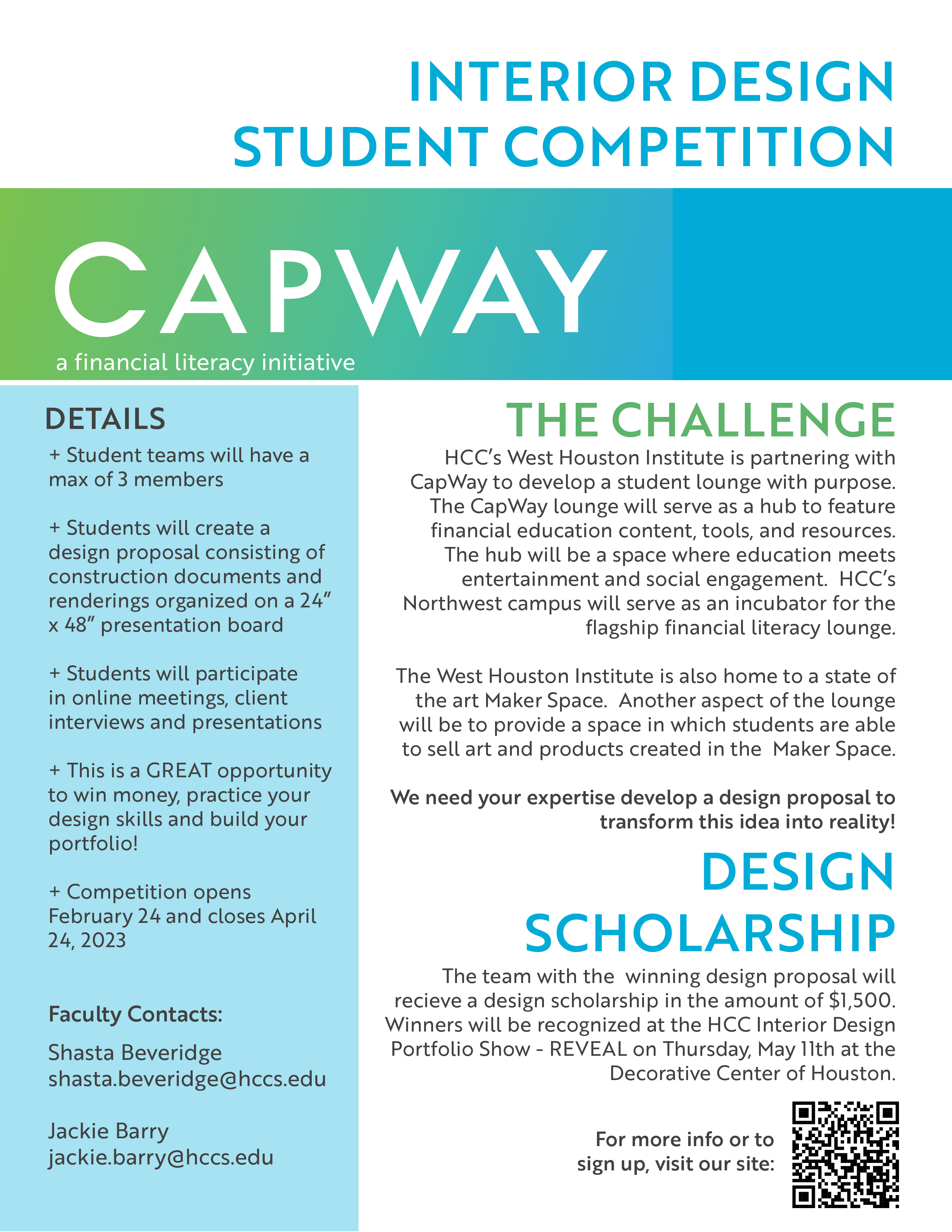 CapWay Interior Design Student Competition