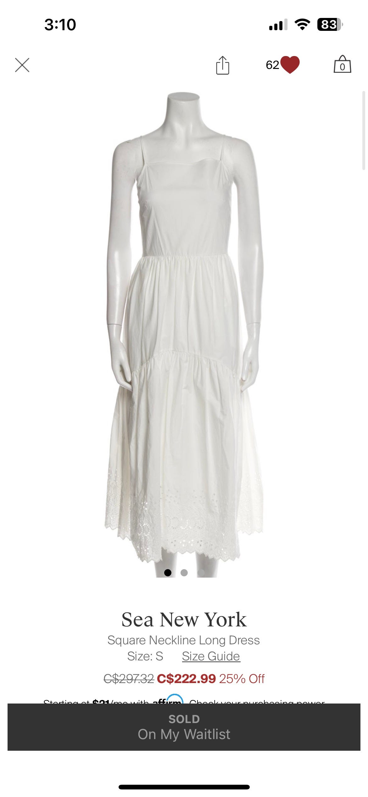 Palace eyelet dress clearance