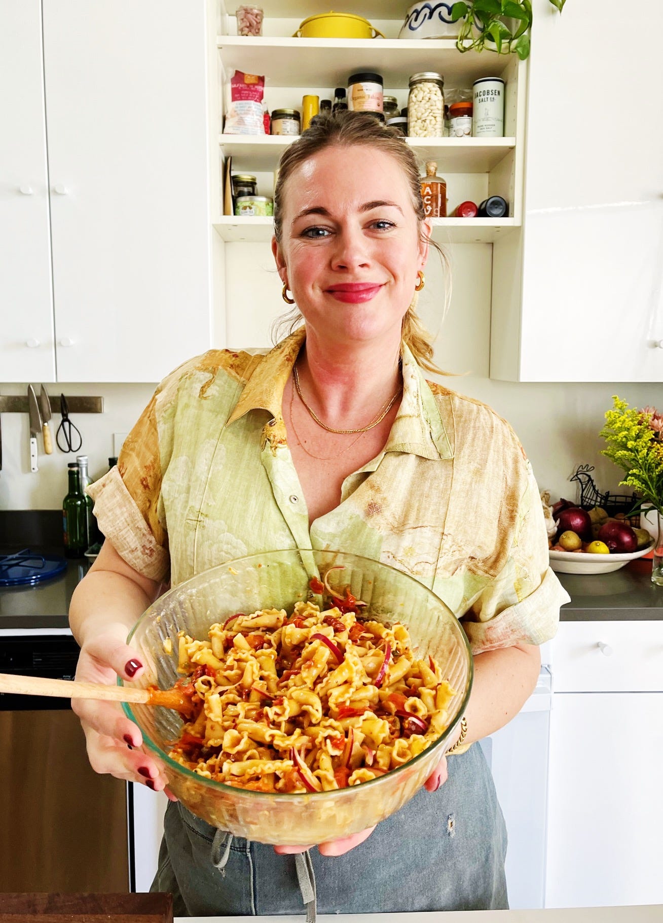 Alison Roman Secret Ingredient Pasta Salad Video