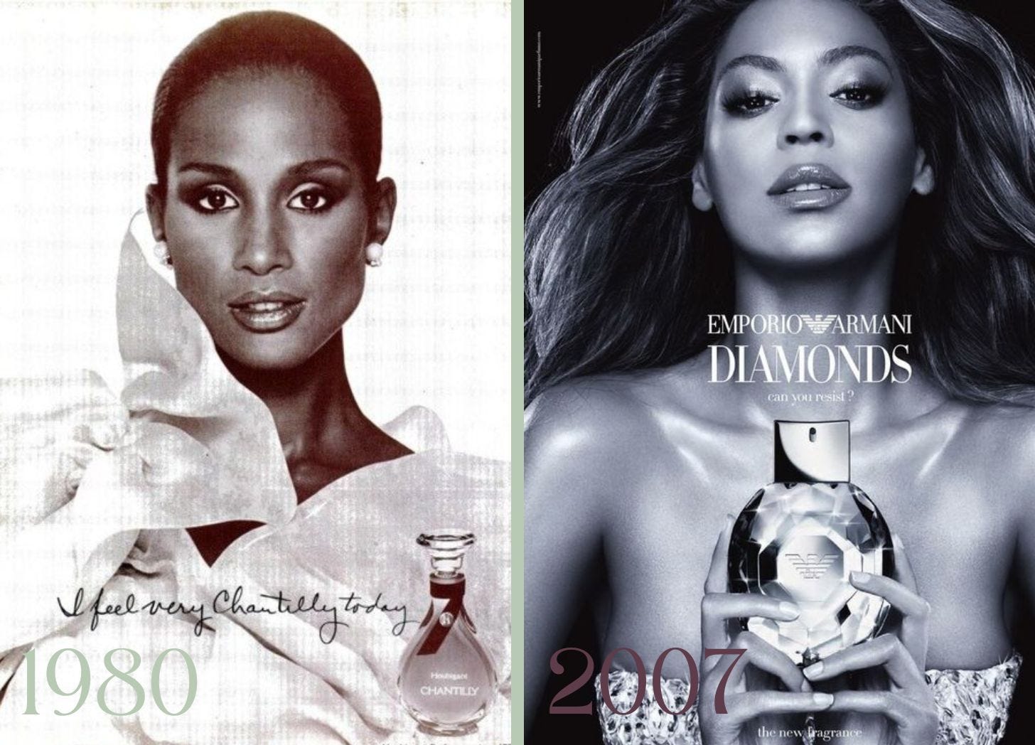 Perfume advertisement sales