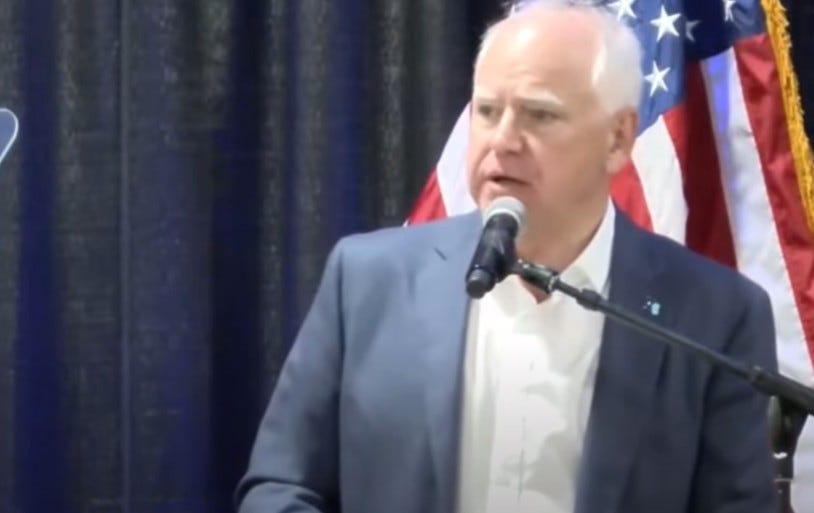 Tim Walz Goes To South Carolina And Completely Unloads On Everyone