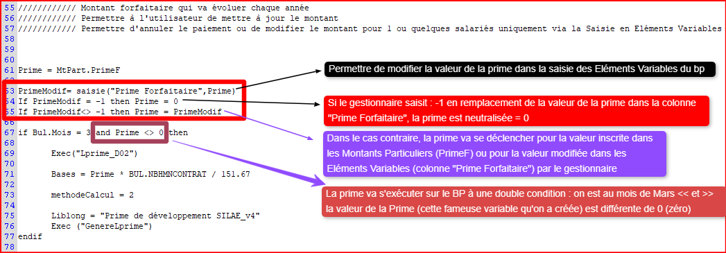 Comment proratiser et faire évoluer la valeur de la prime sans rentrer ...