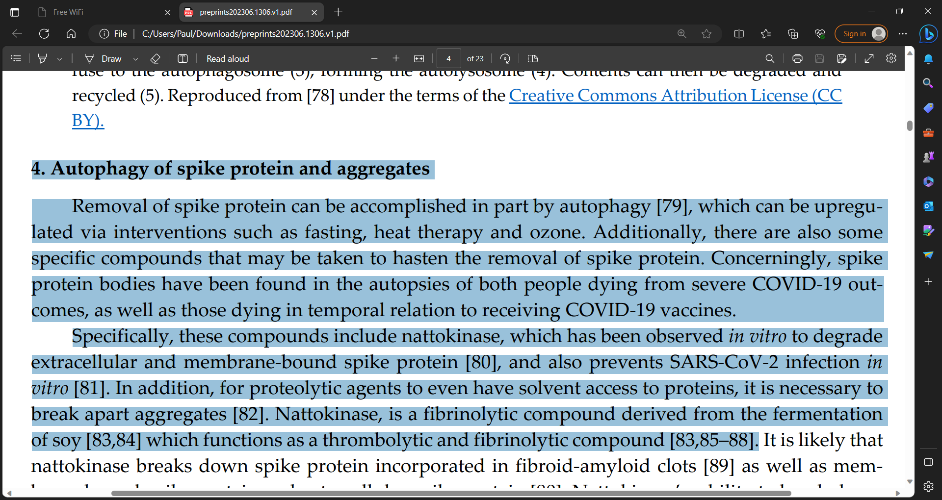 Autophagy, fasting (intermittent, 'eat' 'fast' windows), & mRNA