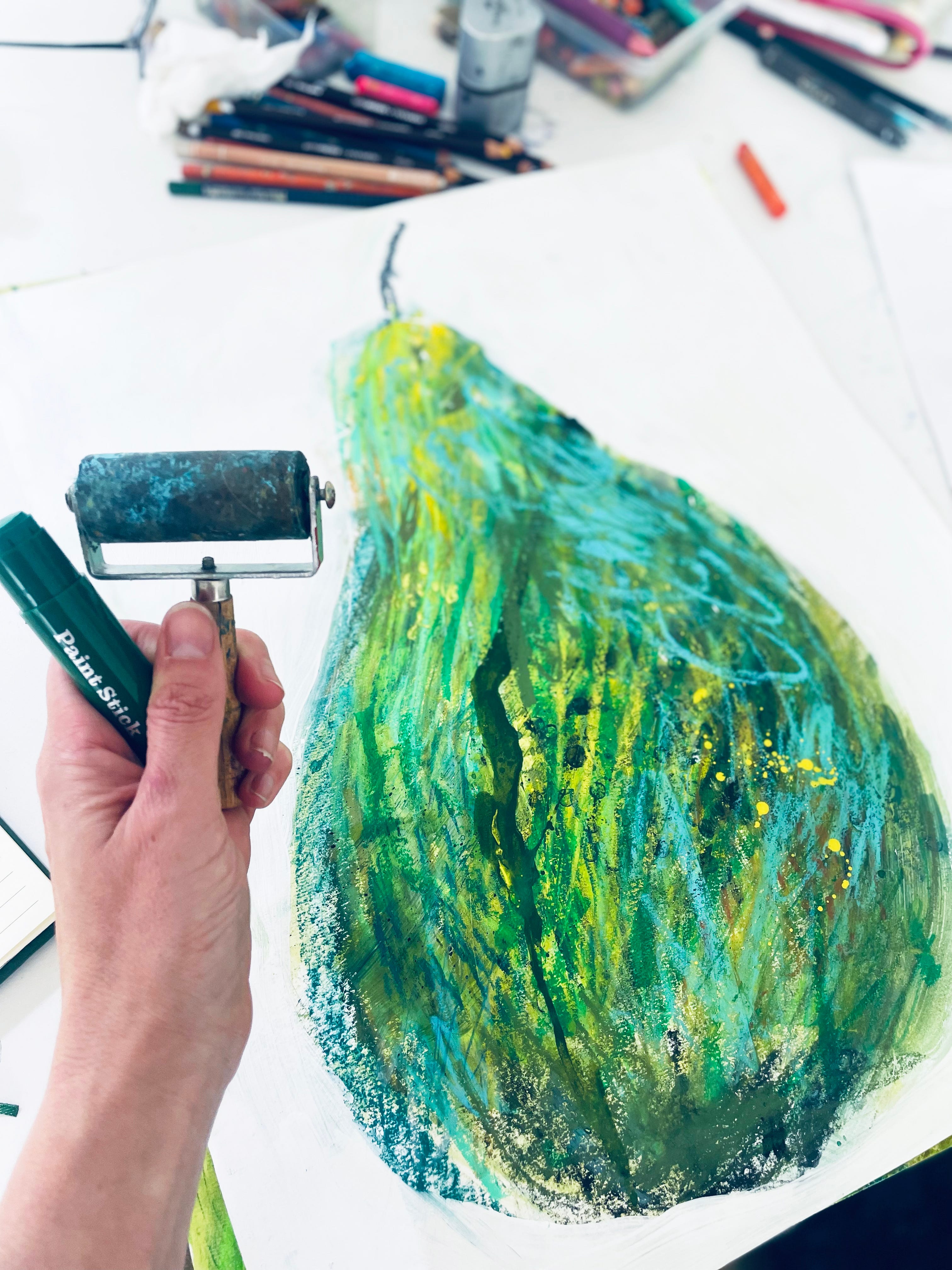 Paint like a child by Heidi Griffiths Pigeon Post