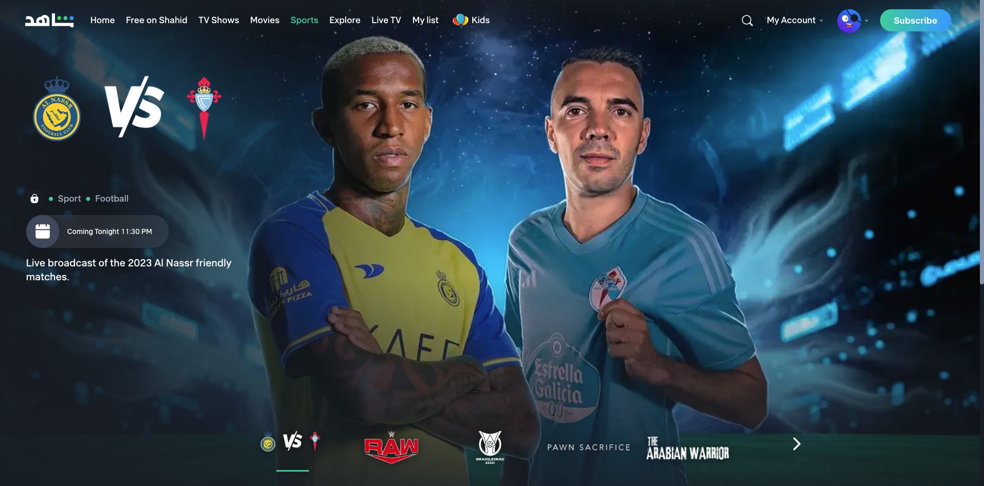 Mbc live sales football match today