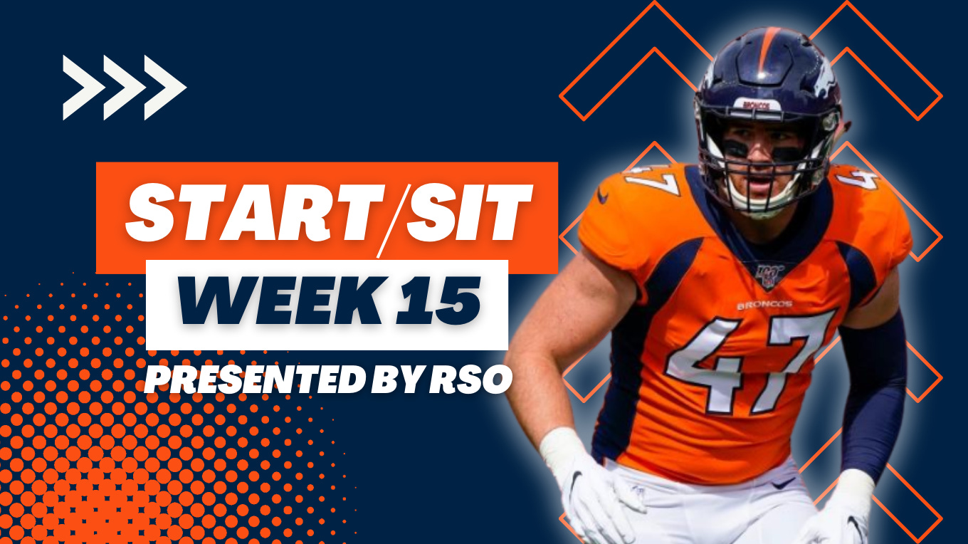 Start sit week 15 sale