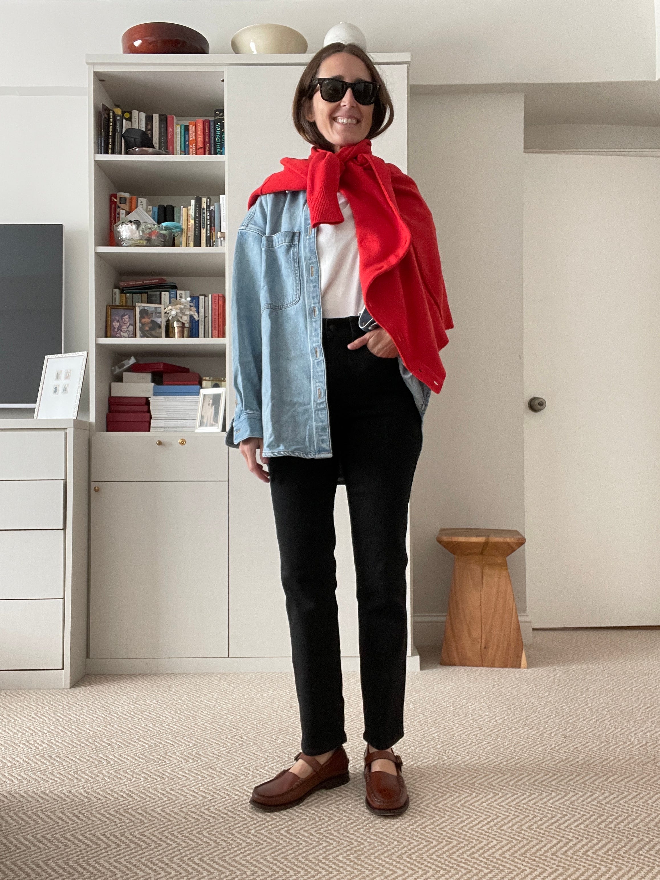 Madewell lace back sweater tee hotsell