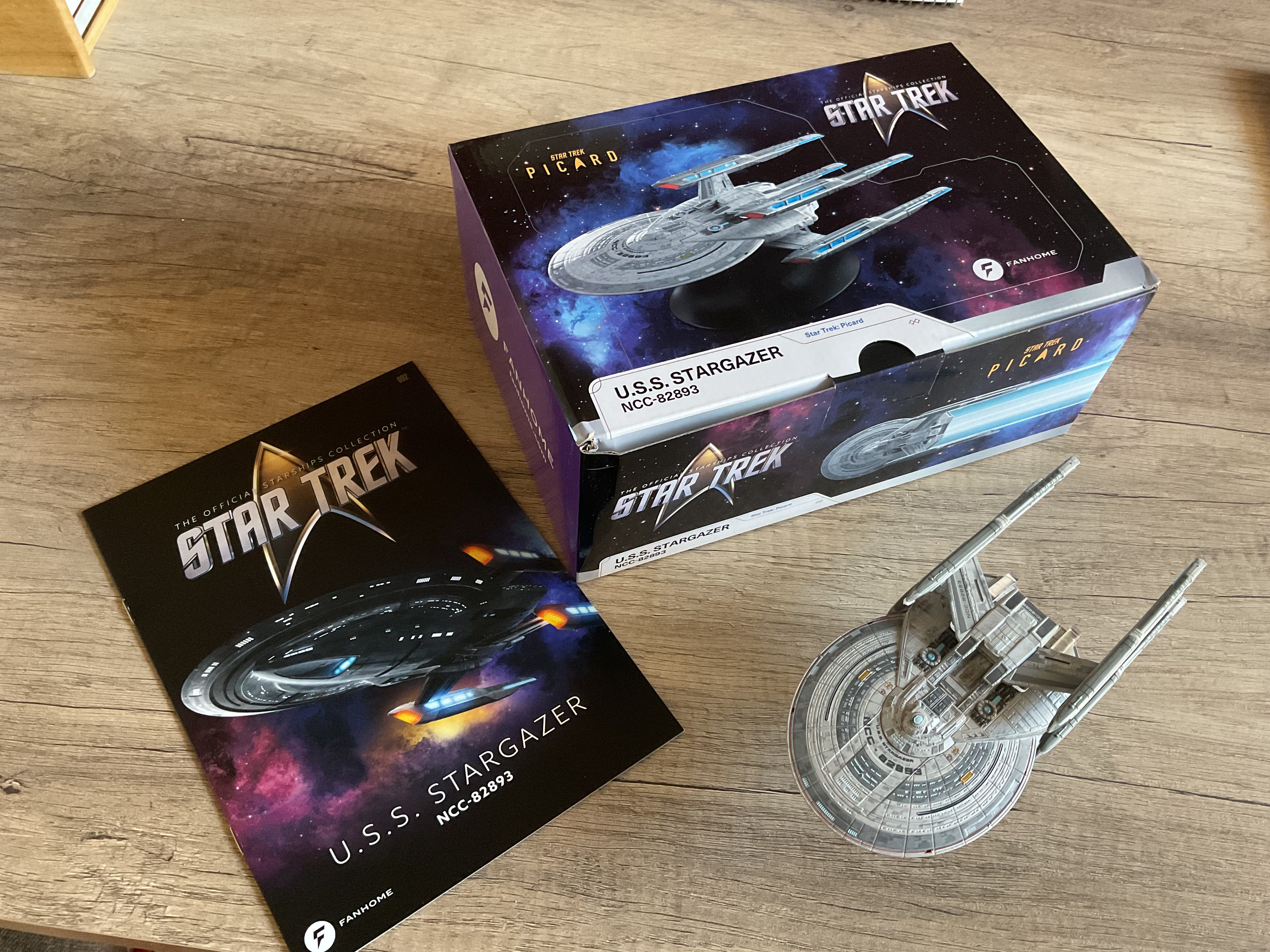 【未開封】 Fan スタートレック U.S.S.スターゲイザー Review: FanHome's USS Stargazer (from Picard S2) | The Black Campbell