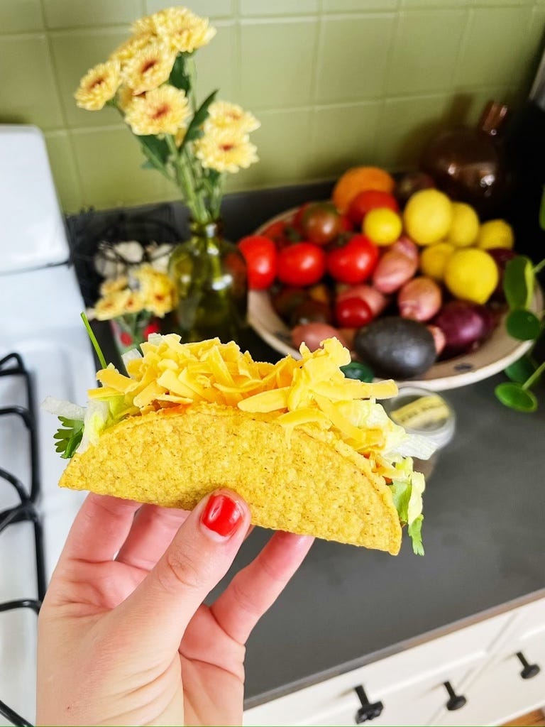 It's Hard Shell Taco Night by Alison Roman a newsletter