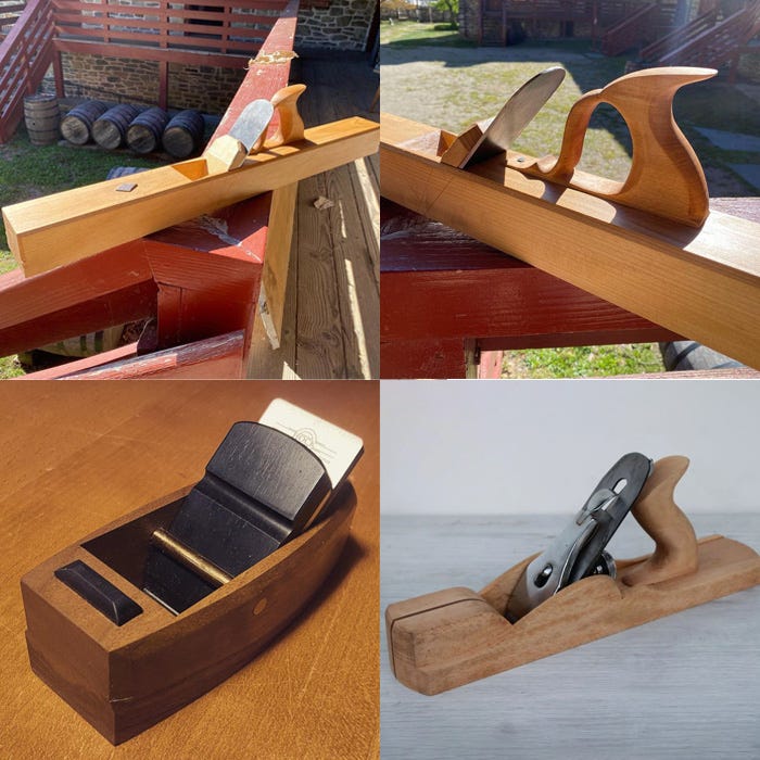 Making wooden online hand planes