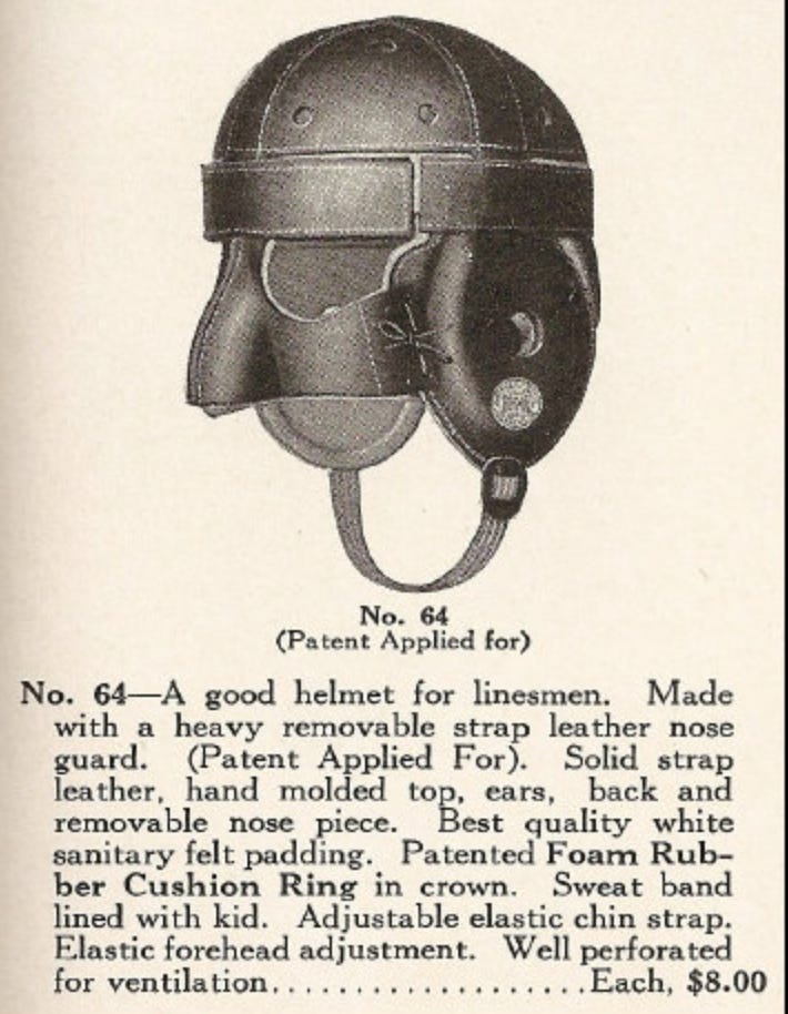 When was the first helmet made discount