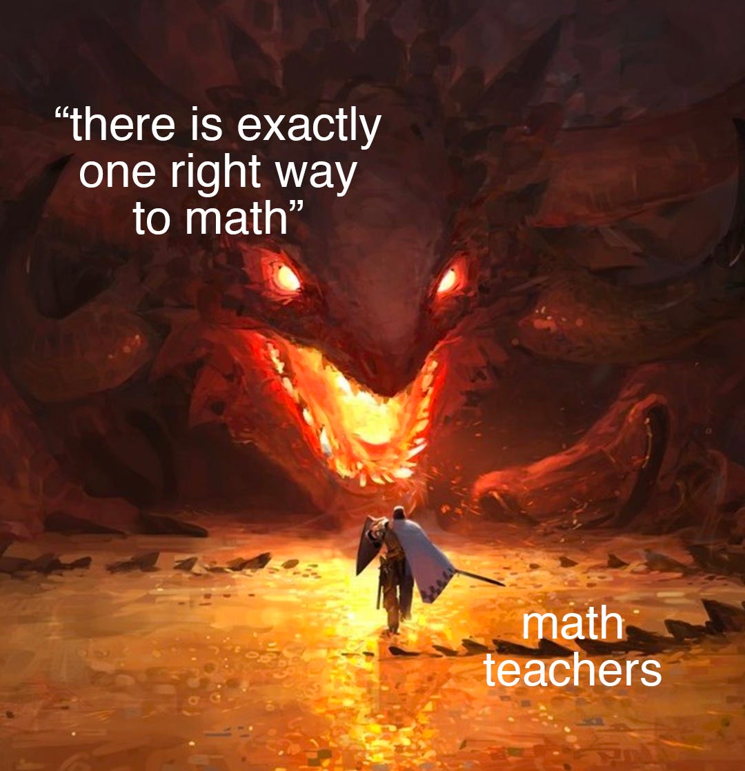 The Dragon Every Math Teacher Has to Slay Eventually