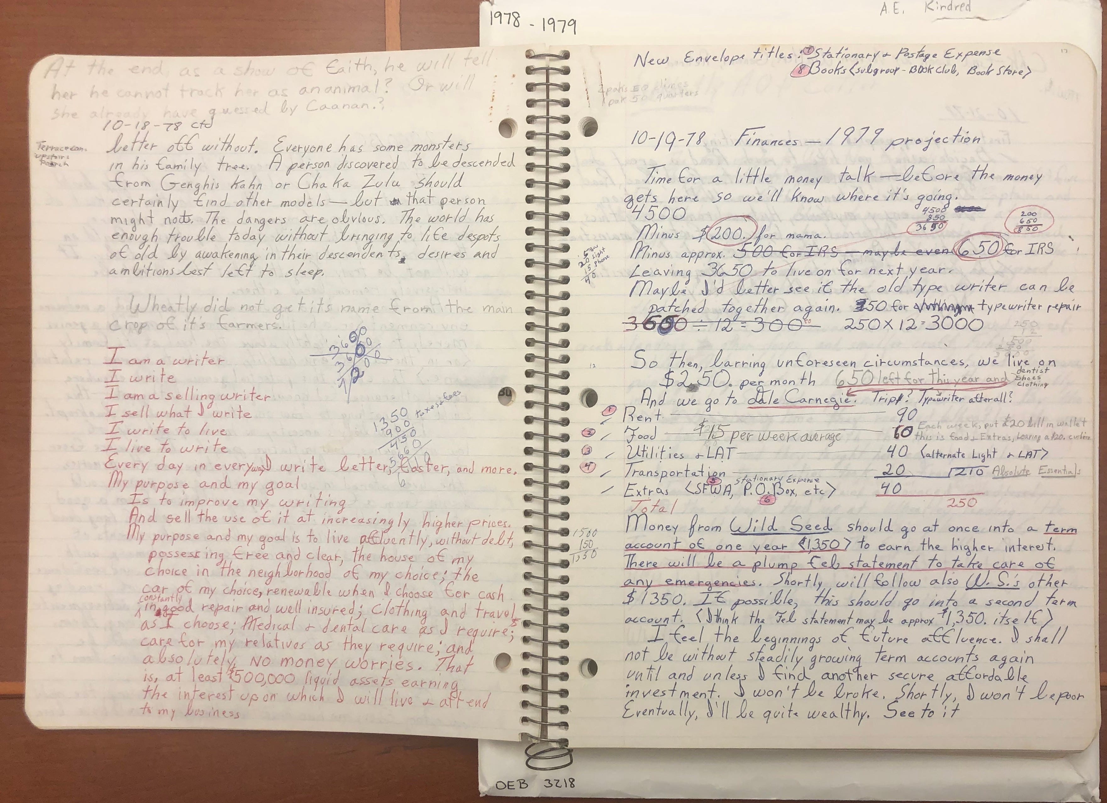 Octavia Butler's "Essentials of Success" by Jillian Hess