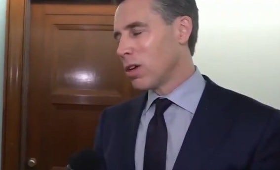 A Chilling Story From Josh Hawley That Shows Trump's Decline