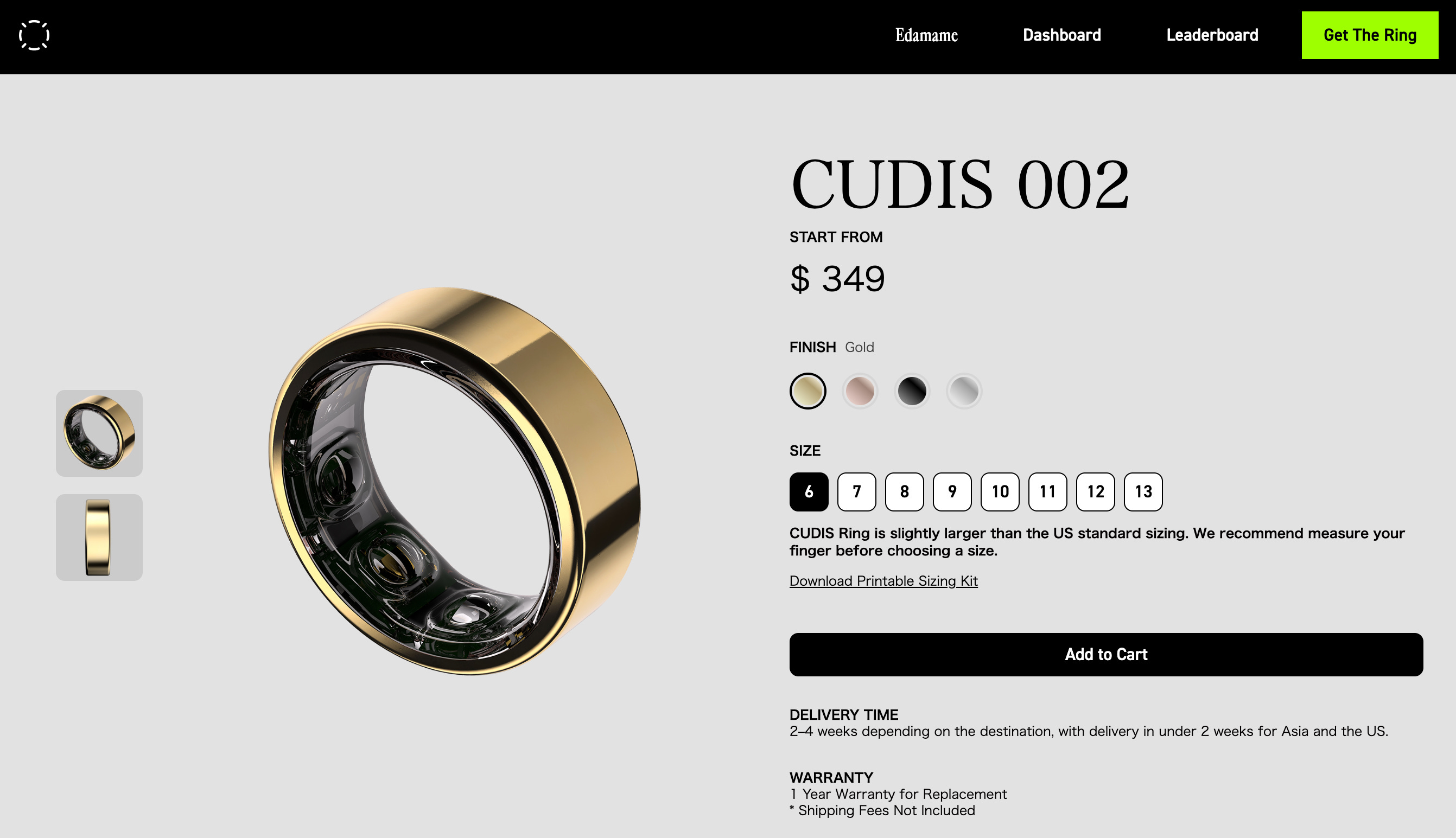 高速配送 ソラナリング『Cudis』に新型モデル登場！ - by さいとう - DeFi アクセサリー